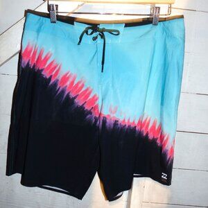Billabong Recycler Baby blue black Boardshorts 36